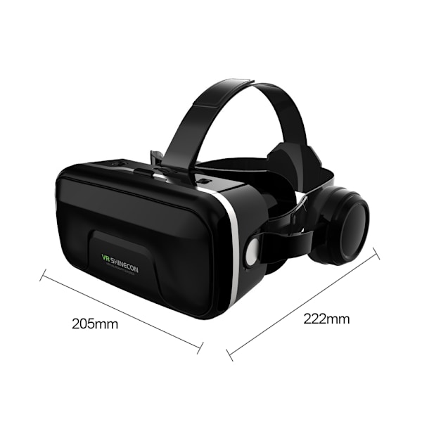 VR Virtual Reality 3D-briller for iOS- og Android-enheter