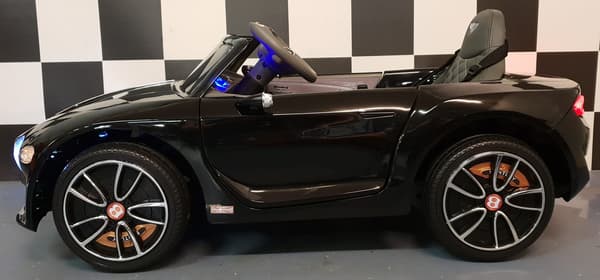 Bentley børnebil EXP 12 med RC og 12 volt sort