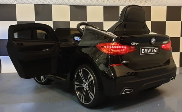 Børnebil BMW GT 12V maling sort