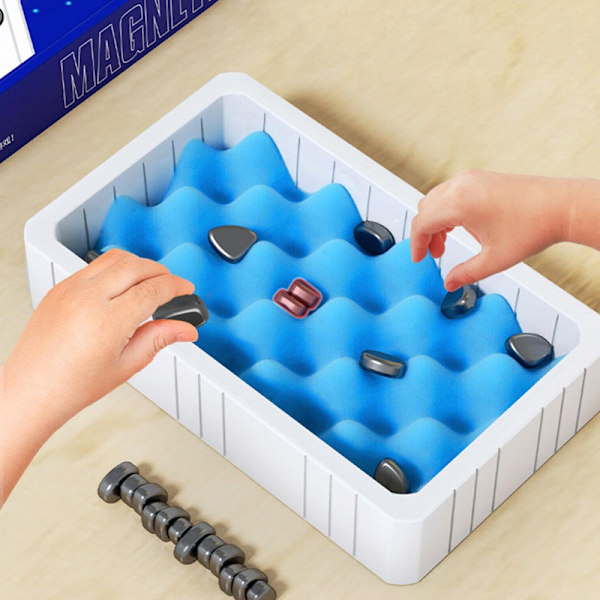 Strategiskt roligt bordsspel för flera spelare magnetiskt schackleksaksbrädspel