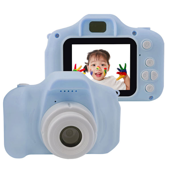 Mini digital barnkamera med 2 tums skärm i 3 färger Blue