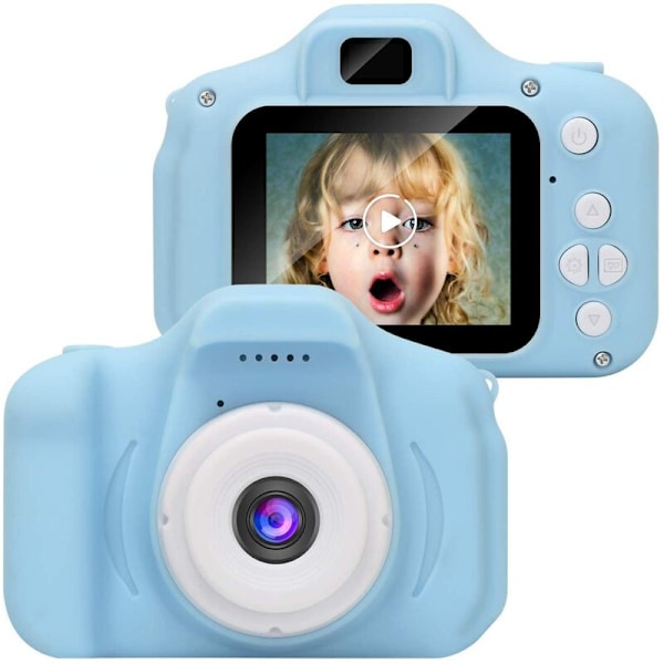Mini digital barnkamera med 2 tums skärm i 3 färger Blue