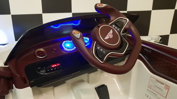 Barnbil Bentley EXP 12 volt med fjärrkontroll vit