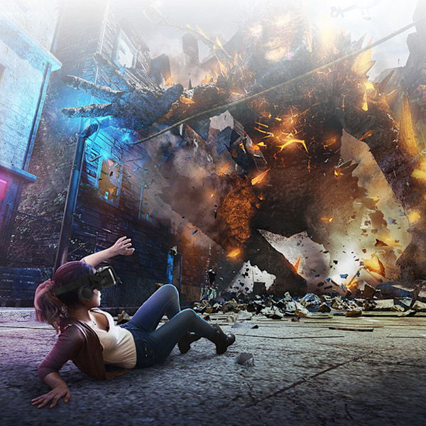VR Virtual Reality 3D-briller til iOS- og Android-enheder
