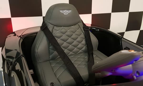 Bentley børnebil EXP 12 med RC og 12 volt sort