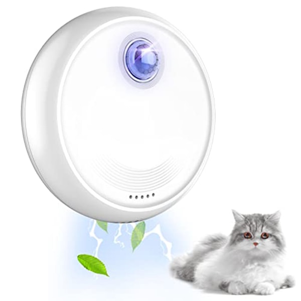 USB uppladdningsbar kattsandsluktande doftrenare - Vit White