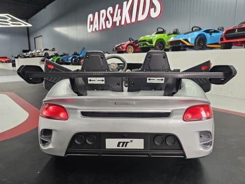 Children's car Porsche RUF 24 volt metallic silver