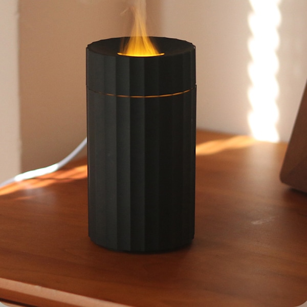 Auton ilmankostutin ja ilmanpuhdistin LED-valo- Type C -käyttöinen - Musta Black