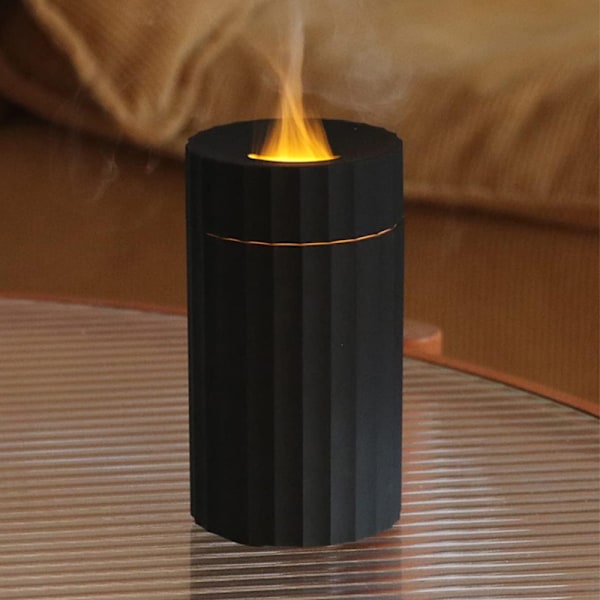 Auton ilmankostutin ja ilmanpuhdistin LED-valo- Type C -käyttöinen - Musta Black