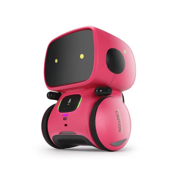 Batteridrevet interaktiv berøringssensor Smart Robot Red