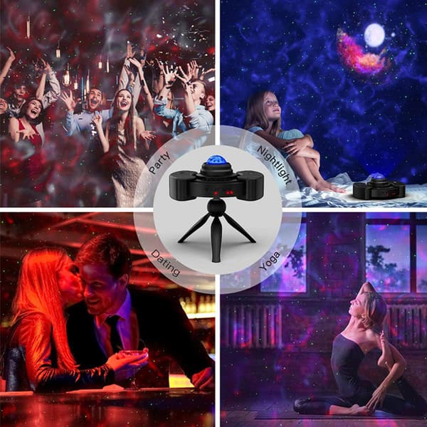 Galaxy Star Light -projektori ja Bluetooth-kaiutin - USB-virtalähde