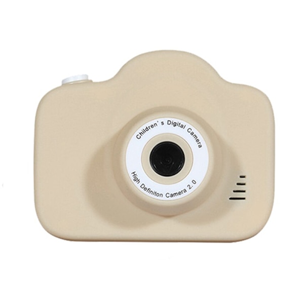 High Definition Front Rear Kid's Dual Toy Camera USB genopladeligt - Grå Gray