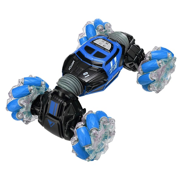 4WD RC Stunt Drift -auto käsielekaukosäätimellä Blue