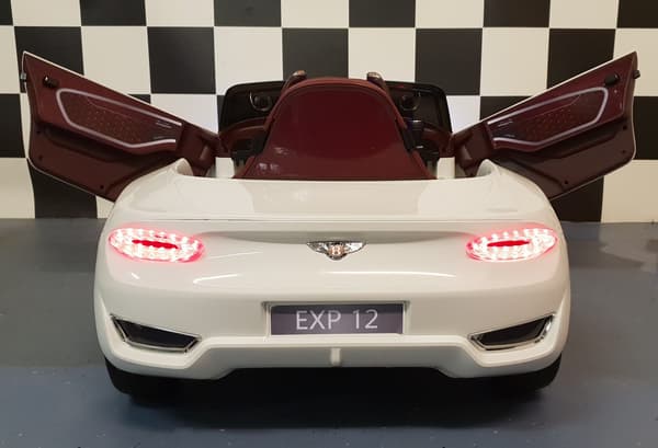 Barnbil Bentley EXP 12 volt med fjärrkontroll vit