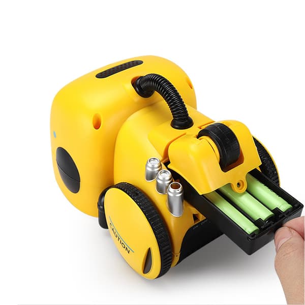 Batteridriven interaktiv peksensor Smart Robot Blue