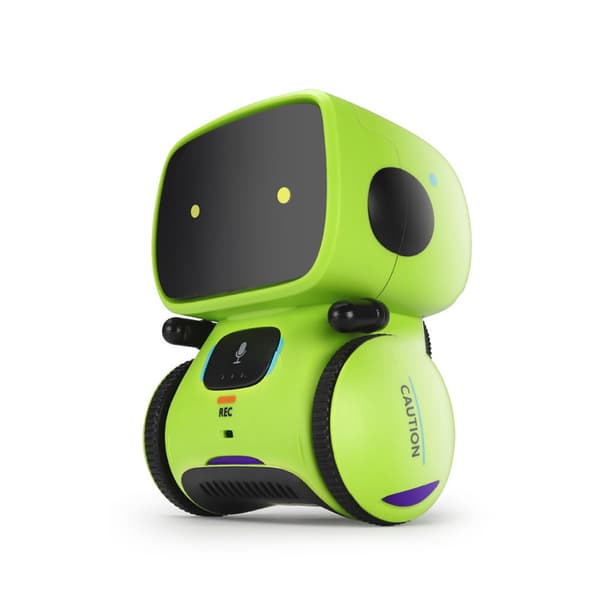Batteridriven interaktiv peksensor Smart Robot Blue