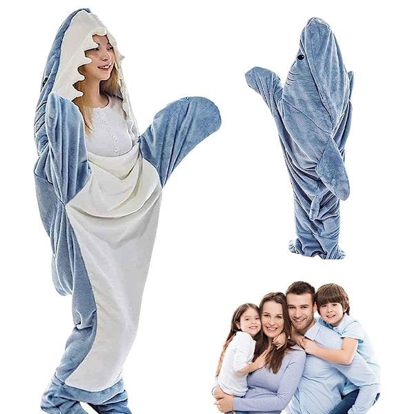 Hyggelig Shark Blanket Hoodie Ultra blød og behagelig
