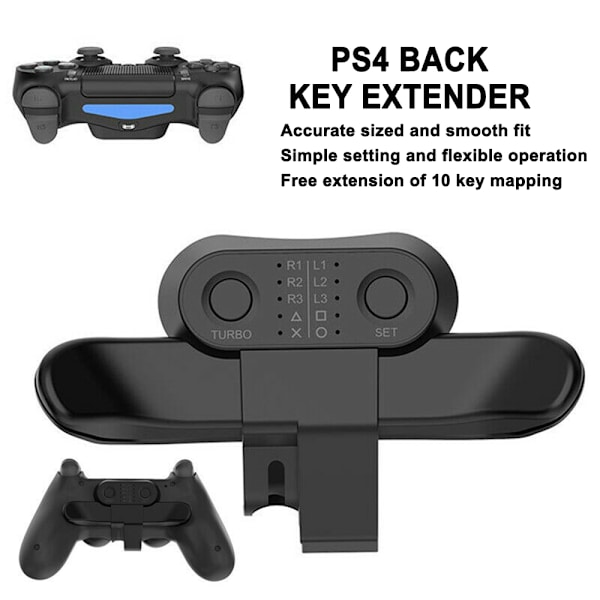 Utökad Gamepad Back Button PS4-spelkontroll