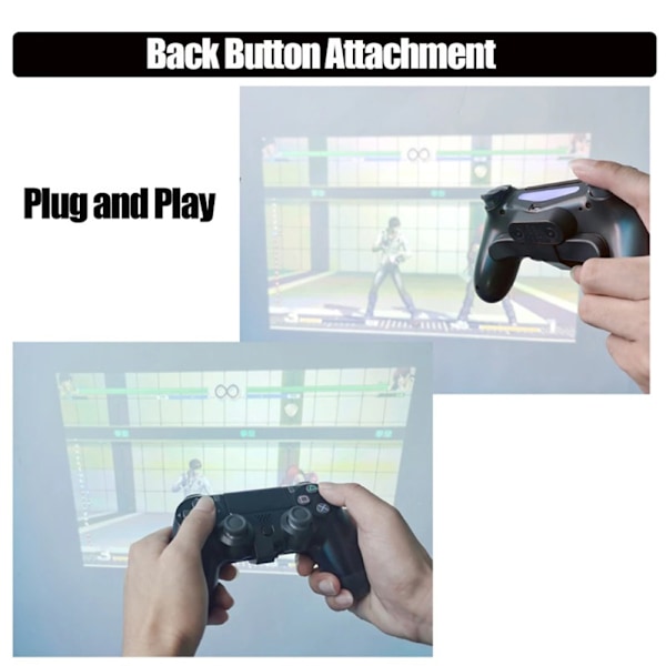 Udvidet Gamepad Back Button PS4 Game Controller