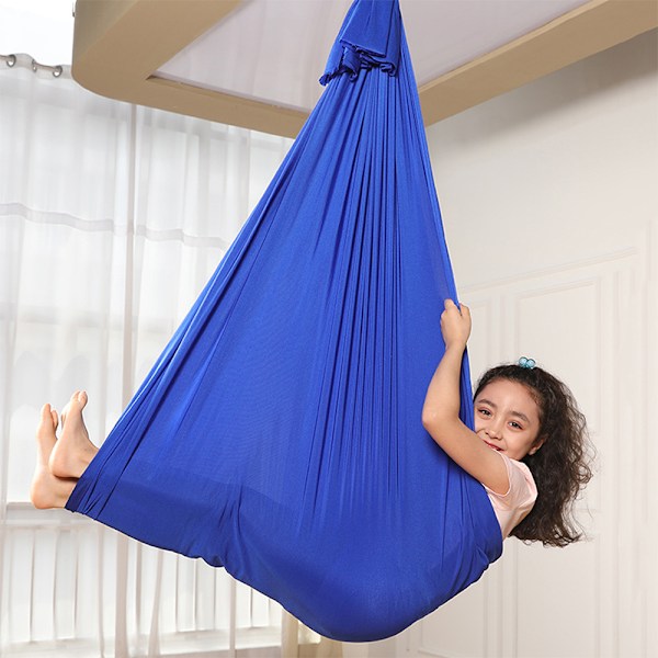 Børneterapi Swing Yoga Knus Sensorisk hængende elastisk hængekøje Red Small