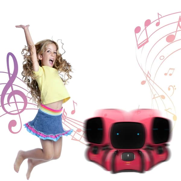 Batteridriven interaktiv peksensor Smart Robot Green