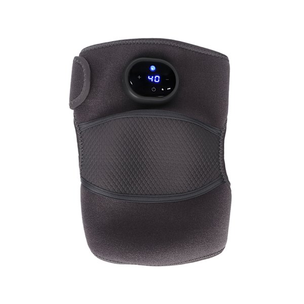Uppvärmd knästödslinda med massageapparat för smärtlindring - Uppladdningsbar typ C - 2 pcs 2 pcs