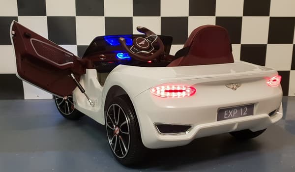 Barnbil Bentley EXP 12 volt med fjärrkontroll vit
