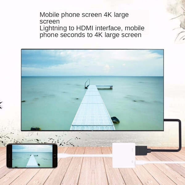 HDMI-Apple-kontakt för digital AV-adapter