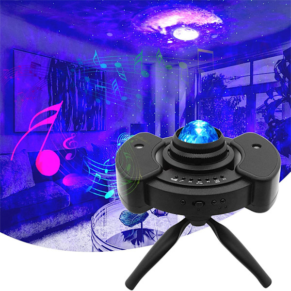 Galaxy Star Light-projektor och Bluetooth-högtalare - USB-driven