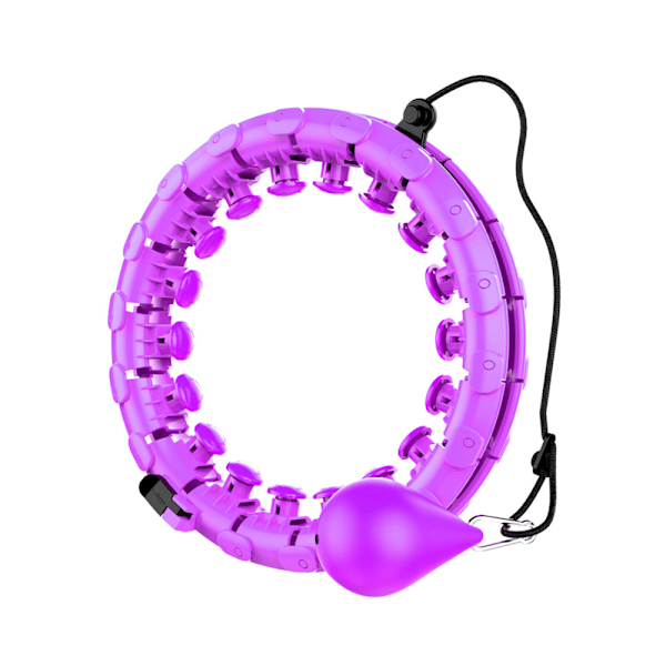 Säädettävä ja irrotettava vatsaharjoitus Hula Hoop Purple Medium