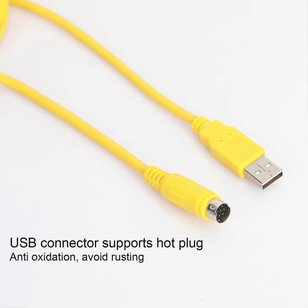 1 Set Programmeringskabel Rund 8Pin Höghastighets Hot Swap Stabil Överföring USB-ACAB230 USB till RS232 Adapter Programmering