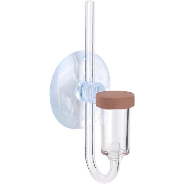 Co2 Diffuser, Klar Akryl CO2 Diffuser, CO2 Diffuser för Akvarieväxter Gräs Vatten (M)