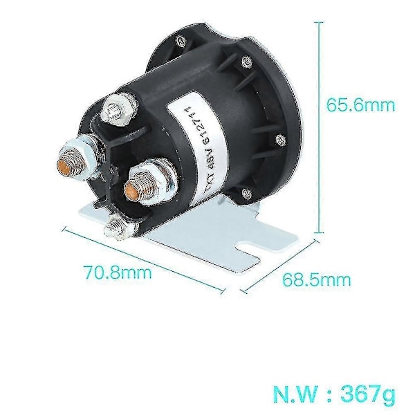 För Ezgo Txt 48 Volt Solenoid För Elektrisk 2010-och uppåt &amp; Alla 48v Mpt 800