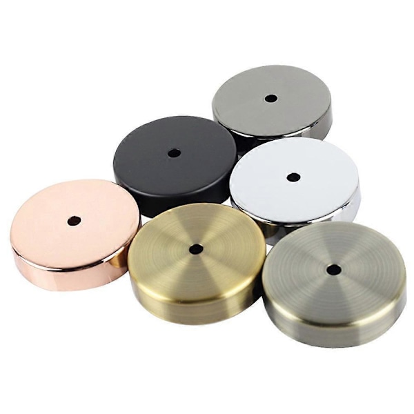 Takrosett Pendel Kabelgrepp Klämplatta för Armatur 100mm Välj Pendel Flerfärgad Komplett Set Guld