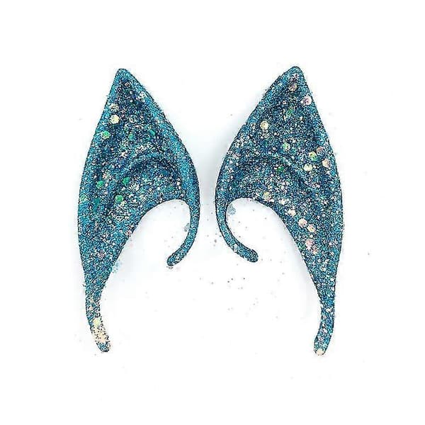 Älvöron Pixie Mask Glitter Spetsiga Öron Protesöron Hudton