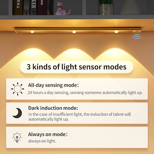 LED-lampor för underskåp med rörelsesensor (15,74 tum/40 cm)