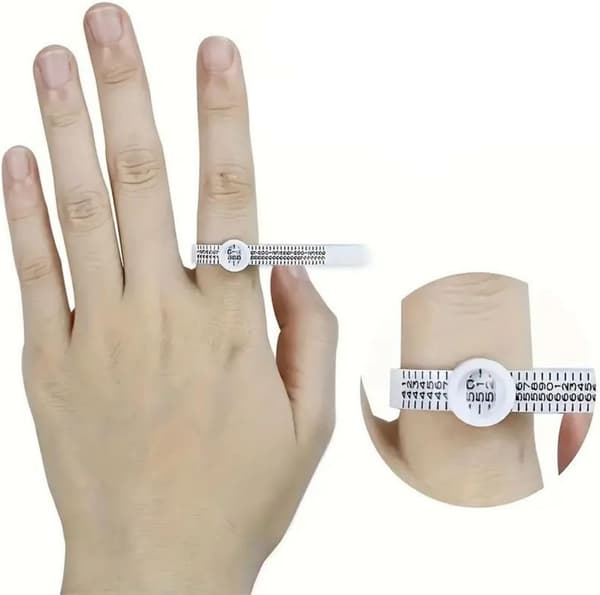 Ringmåttband, ringmätare, mäta ringstorlek, ringstorlek