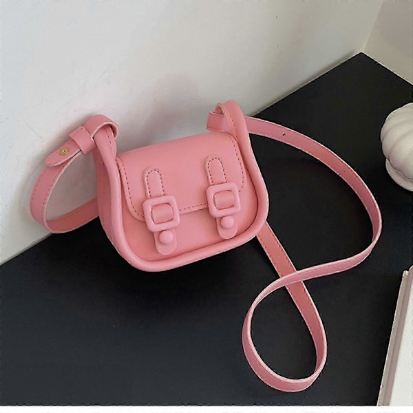 Mini Handväska Dam Söt Liten Axelväska Casual Satchel PU Läder Handväska