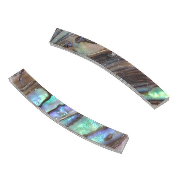 12 st Gitarr Ljudhålsrosett Paua Abalone Skal Inlägg Böjda Remsor Gitarr Ljudhål Inlägg 4mm W