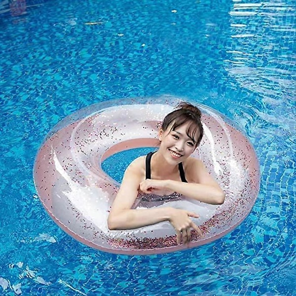Badring Uppblåsbar Simring Flytleksak Vuxen Uppblåsbar Poolboj Hållbar Flytring (90cm)