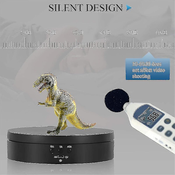 360 graders elektrisk roterande skivspelare, automatisk roterande plattform, displaybord