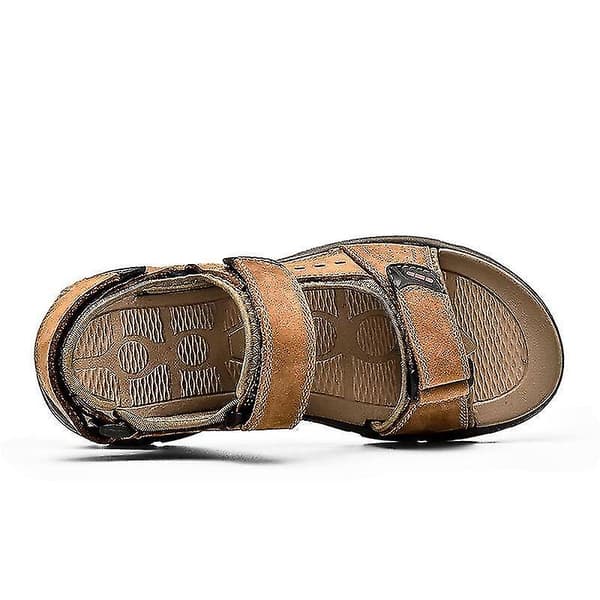 Herr utomhus sandaler i läder, strandskor