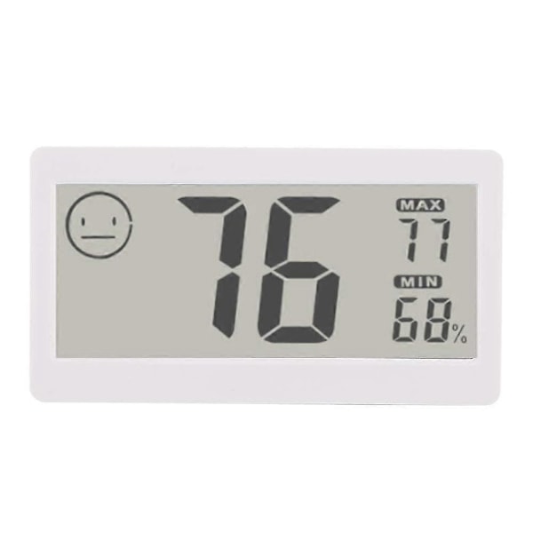 Digital Hygrometer, Inomhus Termometer, Luftfuktighetsmätare för Hemmet, 2-i-1 Monitor, för Växthus Kontor Hotell