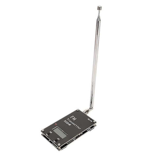 2000m FM-sändare Professionell Lång Räckvidd 76-108mhz 0.5w 500mw Stereo Sändarmodul Med Digital LCD-display - MXBC
