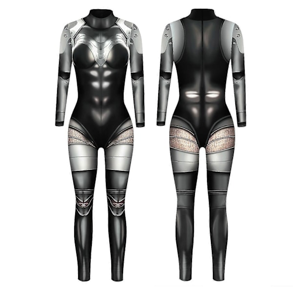 Reflect Print Cosplay Kostym Dam Halloween Party Jumpsuits Festival Helg Zentai Bodysuits Kvinnlig Elastisk Outfit H M