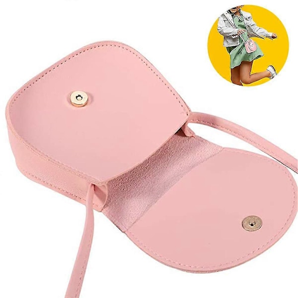 Flickor Axelväska Crossbody Väska Söt Kanin Pu Läder Handväska