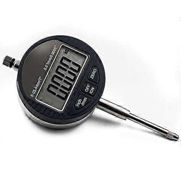 0,01 mm Digital Indikator med Mätklocka - Digital Sondindikator - 0-25,4 mm Mätområde