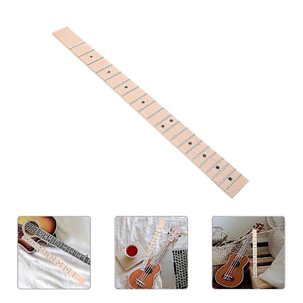 Elektrisk Gitarrhals Gitarr Greppbräda Trä Gitarrhals Ersättning Gitarrhals 21 Band