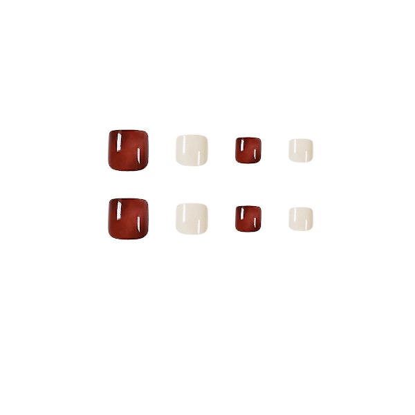 24 Stycken Amber Smudge Wear Armor, Självhäftande Full Wraps Gel Nagelstickers Dekaler Vattentäta Nagelkonst Dekorationsmaterial för Kvinnor G, Bärnstensfärgade
