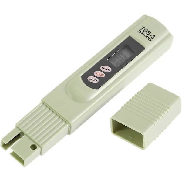 LCD TDS-3 Dricksvattenkvalitetsmätare Digital Testare Temperatur PPM Testmätare Penna Analysator